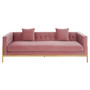 Rena 3 Seat Pink Sofa