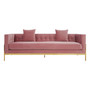 Rena 3 Seat Pink Sofa