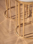 Templar Marble and Gold Frame Set Of 2 Side Tables