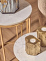 Templar Marble and Gold Frame Set Of 2 Side Tables