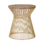 Templar Gold Finish Side Table