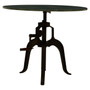 Vasco 3 Leg Small Green Marble / Iron Table