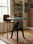 Vasco Small Bar Table with Green Marble Top