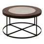Vasco Side Table with Latticed Base