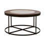 Vasco Side Table with Latticed Base