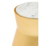 Lino Small Gold Drum Side Table