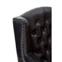 Victor Black Scroll Armchair