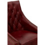 Victor Red Leather Armchair