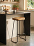 Lyon Oak Wood Bar Stool