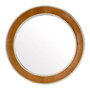 Churchill Tan Genuine Leather Wall Mirror