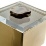 Bowerbird Black Agate Small Trinket Box