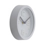 Elko White Finish Embossed Wall Clock Elko White Finish Embossed Wall Clock
