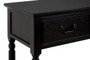 Heritage Three Drawer Vintage Black Console Table