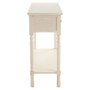 Heritage 3 Drawer White Console Table