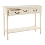 Heritage 3 Drawer White Console Table
