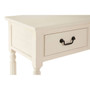 Heritage 3 Drawer White Console Table