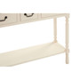 Heritage 3 Drawer White Console Table
