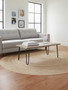 Borough Veneer Top and Metal Legs Coffee Table