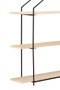 Brixton 3 Tier Wooden Wall Shelves