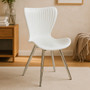 Stockholm White  Textured Dining Chair
