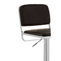 Stockholm Black Seat / Chrome Base Bar Stool
