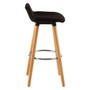 Stockholm Black Bar Stool