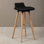 Stockholm Black Bar Stool