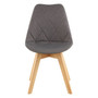 Stockholm Grey Diamond Pattern Dining Chair