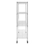 Frankfurt 4 Tier Metal Shelf Unit Frankfurt 4 Tier Metal Shelf Unit