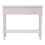 Heritage 2 Drawers White Console Table