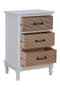 Heritage White 3 Drawer Chest