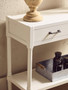 Heritage 2 Drawer White Console Table