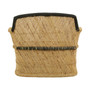 Rowan Two Seater Natural and Black Sofa Rowan Two Seater Natural and Black Sofa