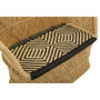 Rowan Two Seater Natural and Black Sofa Rowan Two Seater Natural and Black Sofa