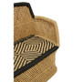 Rowan Two Seater Natural and Black Sofa Rowan Two Seater Natural and Black Sofa