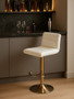 Baina White Seat Bar Stool