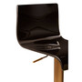 Baina Black Acrylic Seat Bar Stool