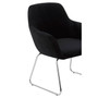 Stockholm Black Fabric Chair