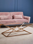 Hatton Pink Velvet Sofa Bed