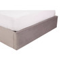 Hannah Brushed Steel Velet Double Bed