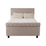 Orlando Light Grey Double Ottoman Bed