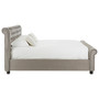 Orlando Steel Shade Kingsize Ottoman Bed