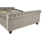 Orlando Steel Shade Kingsize Ottoman Bed