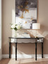 Tiffany Mirrored Console Table