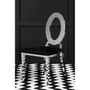 Sarita Stackable Silver Frame Dining Chair
