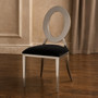 Sarita Stackable Silver Frame Dining Chair