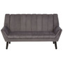 Savina 2 Seat Grey Sofa