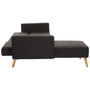 Hagen Black Large Sofa Bed