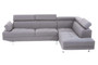 Hanover Grey Linen Corner Sofa