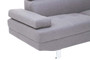 Hanover Grey Linen Corner Sofa